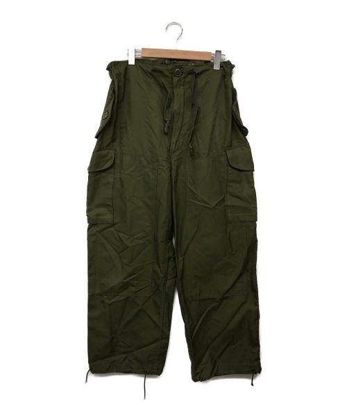 MILITARY（ミリタリー）MILITARY (ミリタリー) TROUSERS/EXTREME COLD WEATHER/トラウザーズエクストリームコールドウェザー オリーブ サイズ:R-Lの古着・服飾アイテム