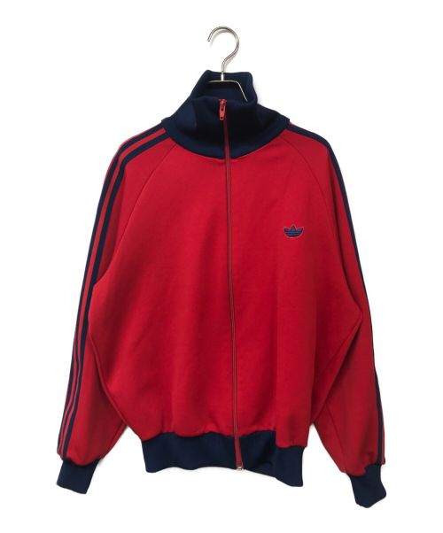 adidas（アディダス）adidas (アディダス) ヴィンテージトラックジャケット レッド サイズ:記載なしの古着・服飾アイテム