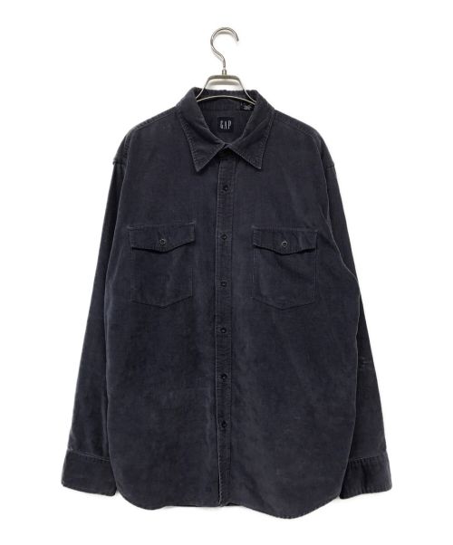 OLD GAP（オールドギャップ）OLD GAP (オールドギャップ) ヴィンテージジ長袖シャツ ネイビー サイズ:Lの古着・服飾アイテム