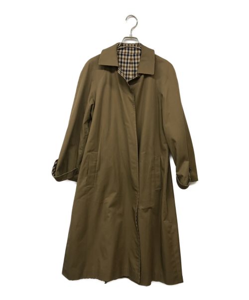 Aquascutum（アクアスキュータム）Aquascutum (アクアスキュータム) リバーシブルコート ベージュ サイズ:記載なしの古着・服飾アイテム