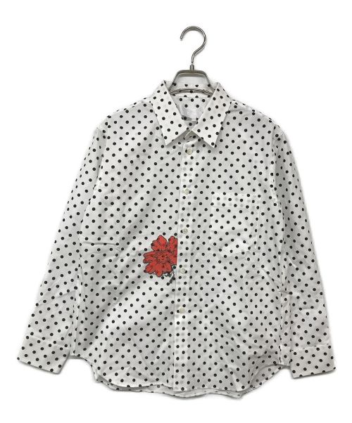 TAO COMME des GARCONS（タオ コムデギャルソン）TAO COMME des GARCONS (タオ コムデギャルソン) SHUN SUDO 綿ブロード 刺繍シャツ ホワイト サイズ:Sの古着・服飾アイテム