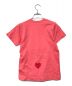 PLAY COMME des GARCONS (プレイ コムデギャルソン) CDG (シーディージー) コラボｔシャツ ピンク サイズ:Ｓ：4800円