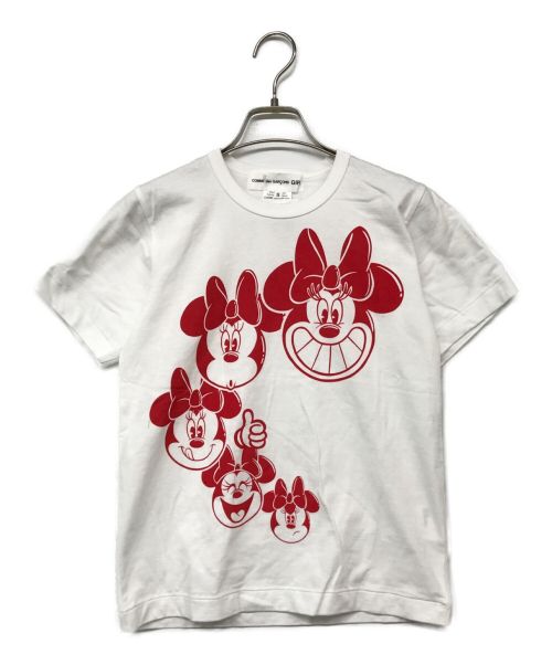 COMME des GARCONS GIRL（コムデギャルソンガール）COMME des GARCONS GIRL (コムデギャルソンガール) DISNEY (ディズニー) プリントTシャツ ホワイト サイズ:S 未使用品の古着・服飾アイテム