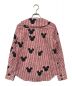 COMME des GARCONS GIRL (コムデギャルソンガール) DISNEY (ディズニー) ストライプシャツ レッド サイズ:XS：12800円