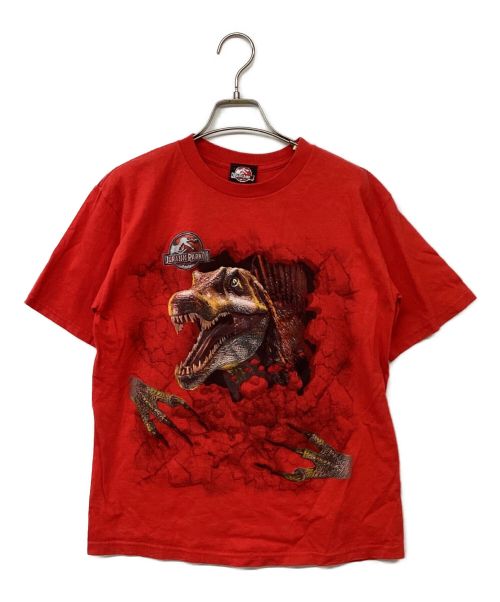 JURASSIC PARK（ジュラシック・パーク）JURASSIC PARK (ジュラシック・パーク) ヴィンテージTシャツ レッド サイズ:ＸＬの古着・服飾アイテム