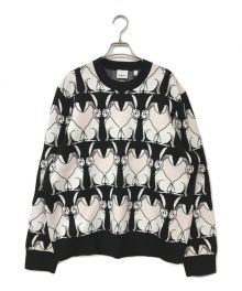 BURBERRY（バーバリー）の古着「Knit Rabbit Sweater/ニットラビットセーター」｜ブラック