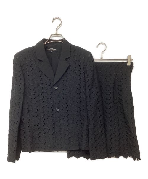 tricot COMME des GARCONS（トリココムデギャルソン）tricot COMME des GARCONS (トリココムデギャルソン) セットアップスーツ ブラック サイズ:Mの古着・服飾アイテム