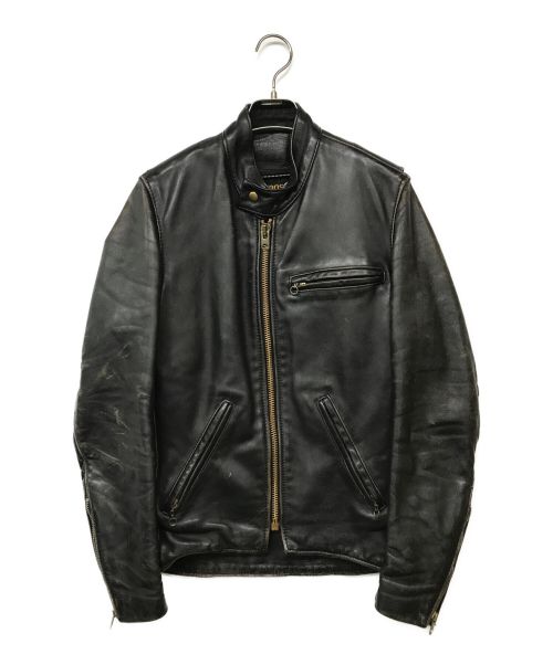 VANSON（バンソン）VANSON (バンソン) レザージャケット ブラック サイズ:34の古着・服飾アイテム