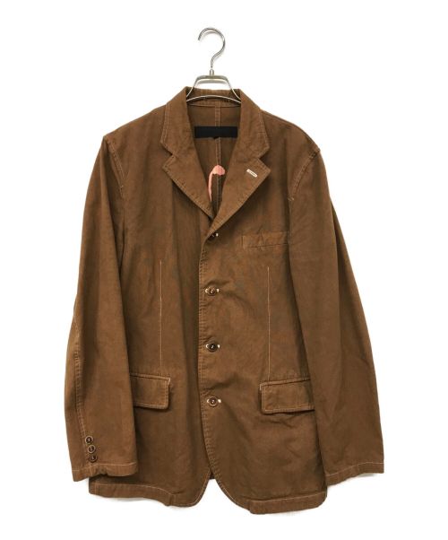 COMME des GARCONS HOMME（コムデギャルソン オム）COMME des GARCONS HOMME (コムデギャルソン オム) バックペイントジャケット ブラウン サイズ:Lの古着・服飾アイテム