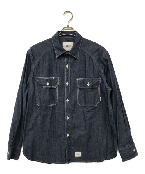 WTAPS（ダブルタップス）WTAPS (ダブルタップス) シャンブレーシャツ インディゴ サイズ:Mの古着・服飾アイテム