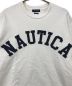 中古・古着 NAUTICA (ノーティカ) アーチロゴショートスリーブTシャツ ホワイト サイズ:XL：5800円