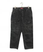 SUPREMEシュプリーム）の古着「22SS Knee Denim Utility Pant/デニムカーゴパンツ」｜グレー