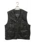 SUPREME（シュプリーム）の古着「Patchwork Leather Cargo Vest/パッチワークレザーカーゴベスト」｜ブラック