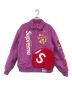 SUPREME（シュプリーム）の古着「Skittles Varsity Jacket/スキットルズバーシティジャケット」｜パープル