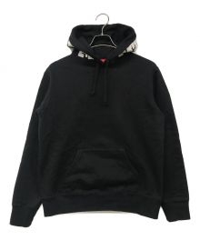 SUPREME（シュプリーム）の古着「PANELED HOODED SWEATSHIRT/パネルドフーデッドスウェットシャツ」｜ブラック