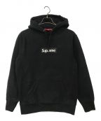 SUPREMEシュプリーム）の古着「Box Logo Hooded Sweatshirt/ボックスロゴフーデッドスウェットシャツ」｜ブラック