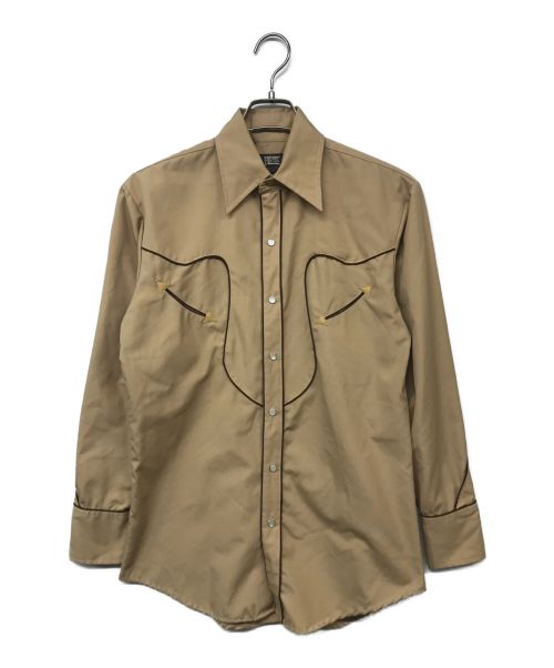 FENTON（フェントン）FENTON (フェントン) ウエスタンシャツ ベージュ サイズ:Freeの古着・服飾アイテム