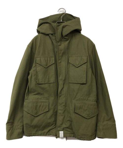 DESCENDANT（ディセンダント）DESCENDANT (ディセンダント) BALBOA SATIN JACKET/バルボアサテンジャケット カーキ サイズ:1の古着・服飾アイテム