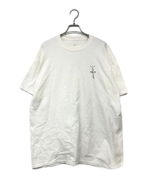 Travis Scott（トラヴィス スコット）Travis Scott (トラヴィス スコット) Cactus Jack CJ Logo Tee ホワイト サイズ:XLの古着・服飾アイテム