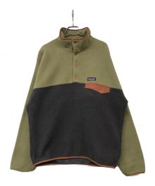 Patagonia（パタゴニア）の古着「SYNCHILLA SNAP T/シンチラスナップT」｜カーキ×グレー