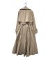 HER LIP TO (ハーリップトゥ) Gabardine Ruffled Trench Coat/ギャバジンラッフルドトレンチコート ベージュ サイズ:M：12800円