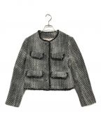 HER LIP TOハーリップトゥ）の古着「Wool-Blend Fancy Tweed Jacket」｜ブラック