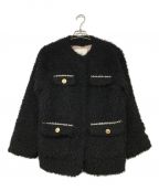 HER LIP TOハーリップトゥ）の古着「Royal Faux Fur Coat」｜ブラック