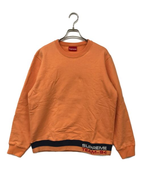 SUPREME（シュプリーム）SUPREME (シュプリーム) クルーネックスウェット オレンジ サイズ:Sの古着・服飾アイテム