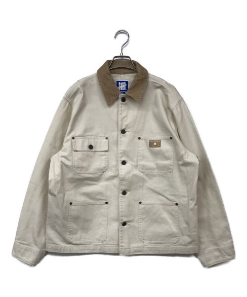 UNDEFEATED（アンディフィーテッド）UNDEFEATED (アンディフィーテッド) WORK JACKET/ワークジャケット ベージュ サイズ:Sの古着・服飾アイテム