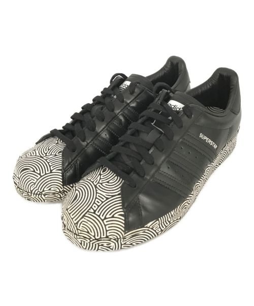 adidas（アディダス）adidas (アディダス) Hiroko Takahashi SUPERSTAR HTC/スーパースターヒロコタカハシ ブラック×ホワイト サイズ:27.5の古着・服飾アイテム