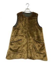 Barbour×BEAMS BOY（バブアー×ビームスボーイ）の古着「Liner Vest/ライナーベスト」｜オリーブ×ブラウン