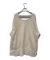 CLANE (クラネ) W FACE CUT NECK WIDE KNIT TOPS ベージュ サイズ:2：6000円