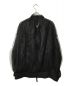 AULA AILA (アウラアイラ) SHEER BLOUSON ブラック：5800円