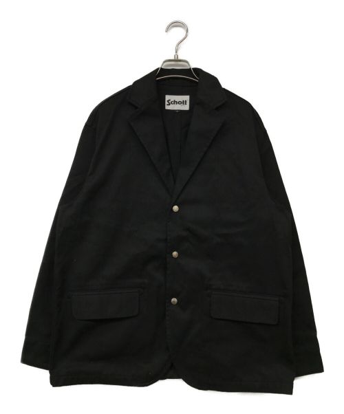 Schott（ショット）Schott (ショット) ワーク 3ボタン ジャケット ブラック サイズ:Lの古着・服飾アイテム