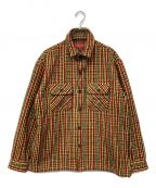 SUPREMEシュプリーム）の古着「Heavy Flannel Shirt/ヘビーフランネルシャツ」｜レッド×イエロー
