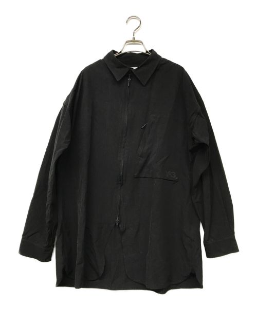 Y-3（ワイスリー）Y-3 (ワイスリー) CLASSIC LIGHT RIPSTOP OVERSHIRT ブラック サイズ:Lの古着・服飾アイテム