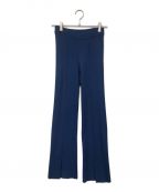 sodukスドーク）の古着「slit knit trousers」｜ブルー