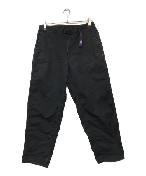 THE NORTHFACE PURPLELABEL（ザ・ノースフェイス パープルレーベル）THE NORTHFACE PURPLELABEL (ザ・ノースフェイス パープルレーベル) Twill Wide Tapered Pants ブラック サイズ:32の古着・服飾アイテム