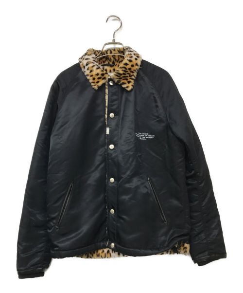 CRIMIE（クライミー）CRIMIE (クライミー) LEOPARD BOA JACKET ブラック サイズ:Mの古着・服飾アイテム