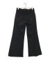 mother superior (マザー シュペリオール) The Patch Pocket Roller High Waist Fray Hem Wide Leg Ankle Jeans ブラック サイズ:28：5800円