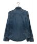 45R (フォーティーファイブアール) シャツデニムのプティイースタンシャツ ブルー サイズ:2：17800円