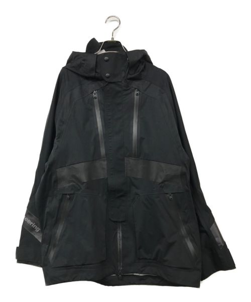 WHITE MOUNTAINEERING（ホワイトマウンテ二アニング）WHITE MOUNTAINEERING (ホワイトマウンテ二アニング) GORE-TEX CONTRASTED MOUNTAIN PARKA ブラック サイズ:Lの古着・服飾アイテム