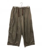 is-nessイズネス）の古着「WOOL BALLOON EZ PANTS」｜ブラウン