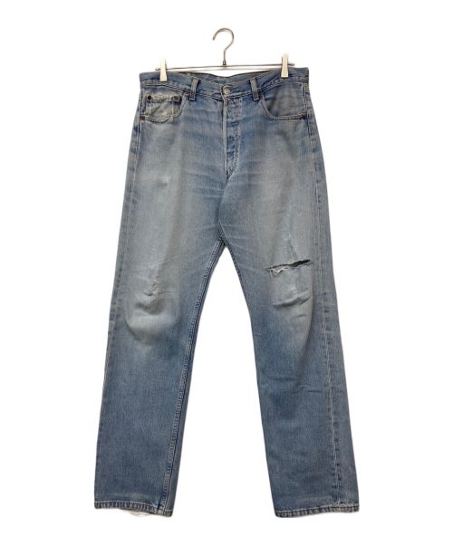 LEVI'S（リーバイス）LEVI'S (リーバイス) ダメージ加工デニムパンツ インディゴ サイズ:W34L32の古着・服飾アイテム