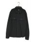 stussy（ステューシー）の古着「Textured Wool CPO LS Shirt」｜ブラック