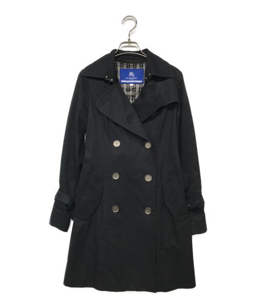 BURBERRY BLUE LABEL（バーバリーブルーレーベル）BURBERRY BLUE LABEL (バーバリーブルーレーベル) トレンチコート ブラック サイズ:Mの古着・服飾アイテム