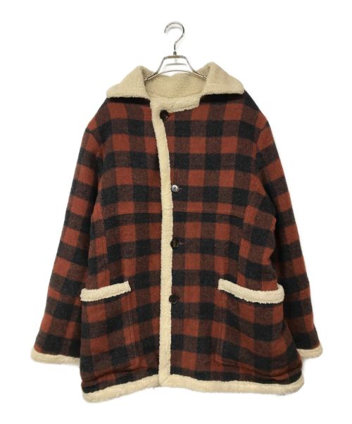 STAMPD（スタンプド）STAMPD (スタンプド) PLAID SHRLNG COAT/コート ブラウン サイズ:Ｓの古着・服飾アイテム