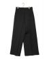 M TO R (ムウトアール) DOUBLETUCK WIDE PANTS ブラック サイズ:40：8000円