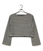 HER LIP TOハーリップトゥ）の古着「French Striped Top」｜ホワイト×ブラック