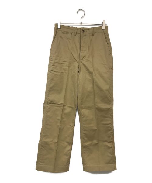 HYKE（ハイク）HYKE (ハイク) COTTON TWILL ARMY CHINOS / ツイルアーミーチノ ベージュ サイズ:Mの古着・服飾アイテム